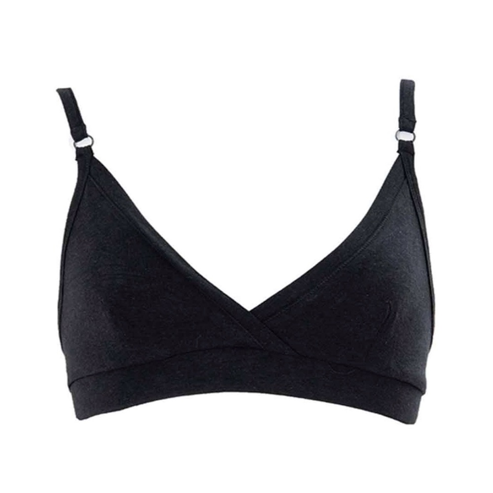 Nomads Hemp Wear Sadia Bra, Triangle Bralette Black, XS-S - Picture 5 of 8